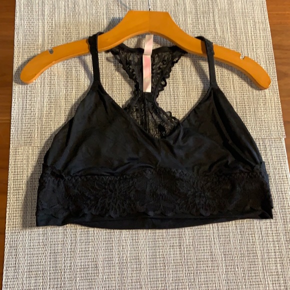 PINK Victoria's Secret Other - VS PINK Black Lace Racerback bralette (Large)